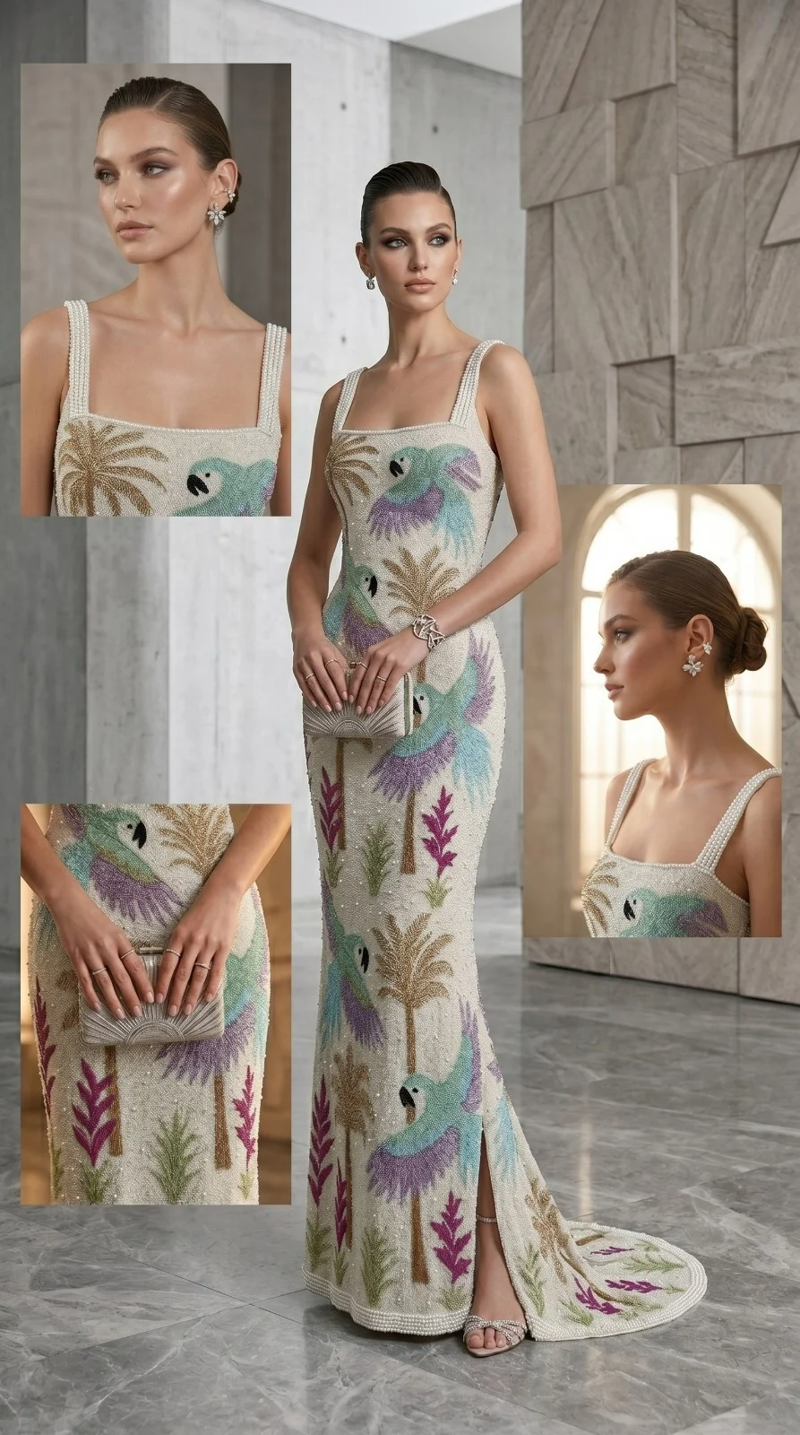 Embroidery Craft Gowns