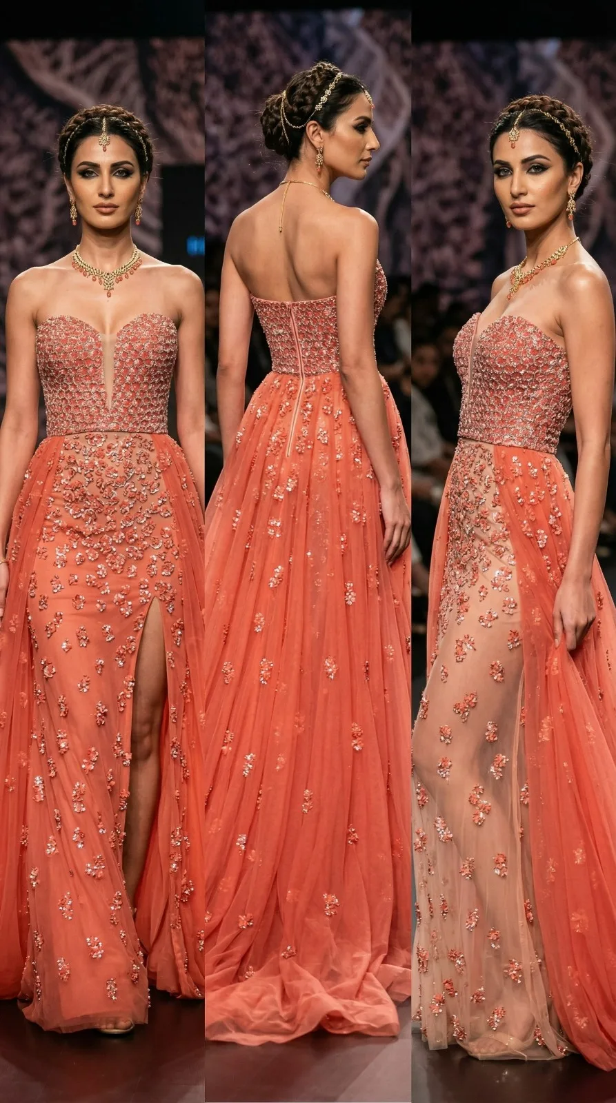 Handkerchief Paneled Dress