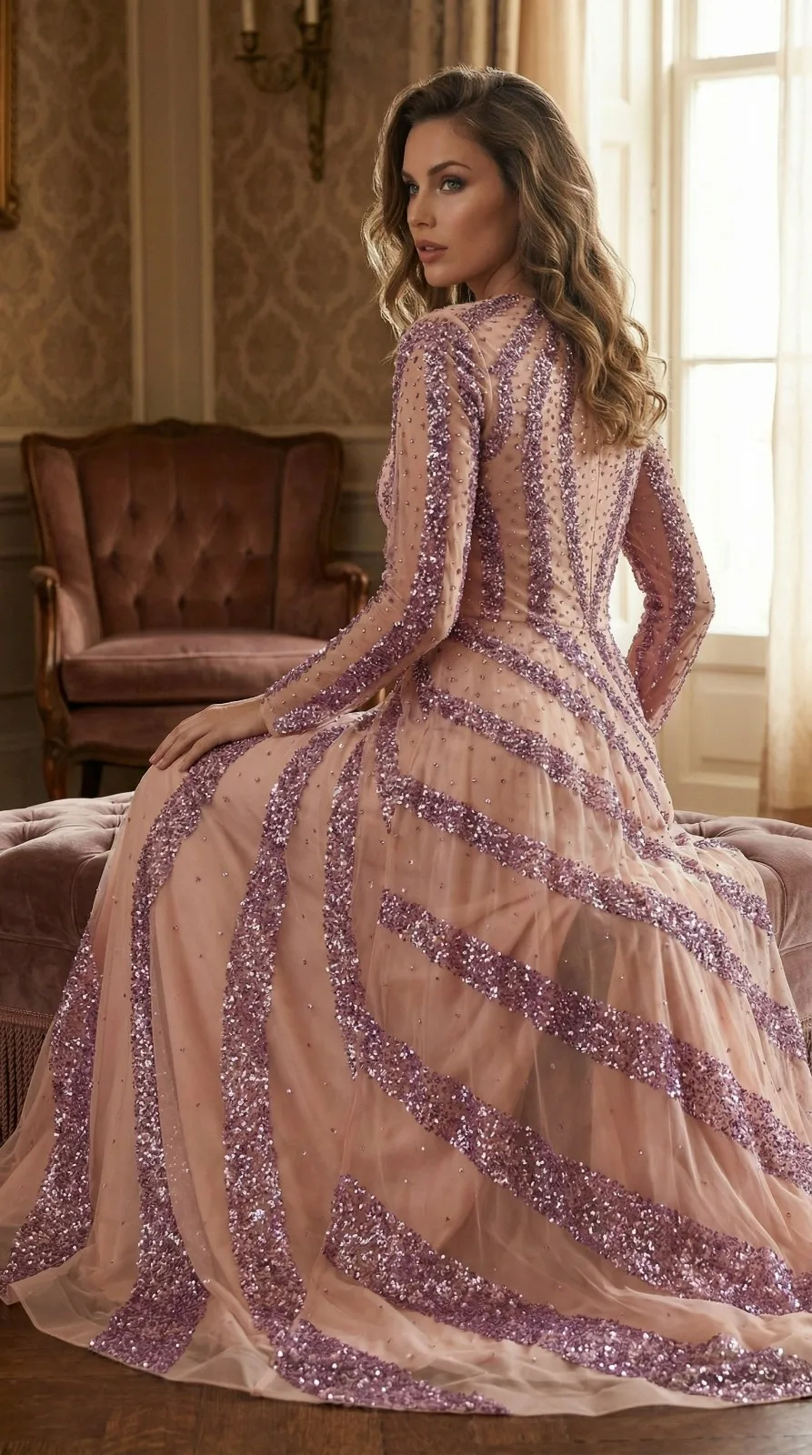 Pink Line Gowns