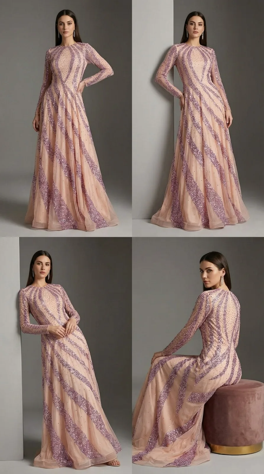 Pink Line Gowns