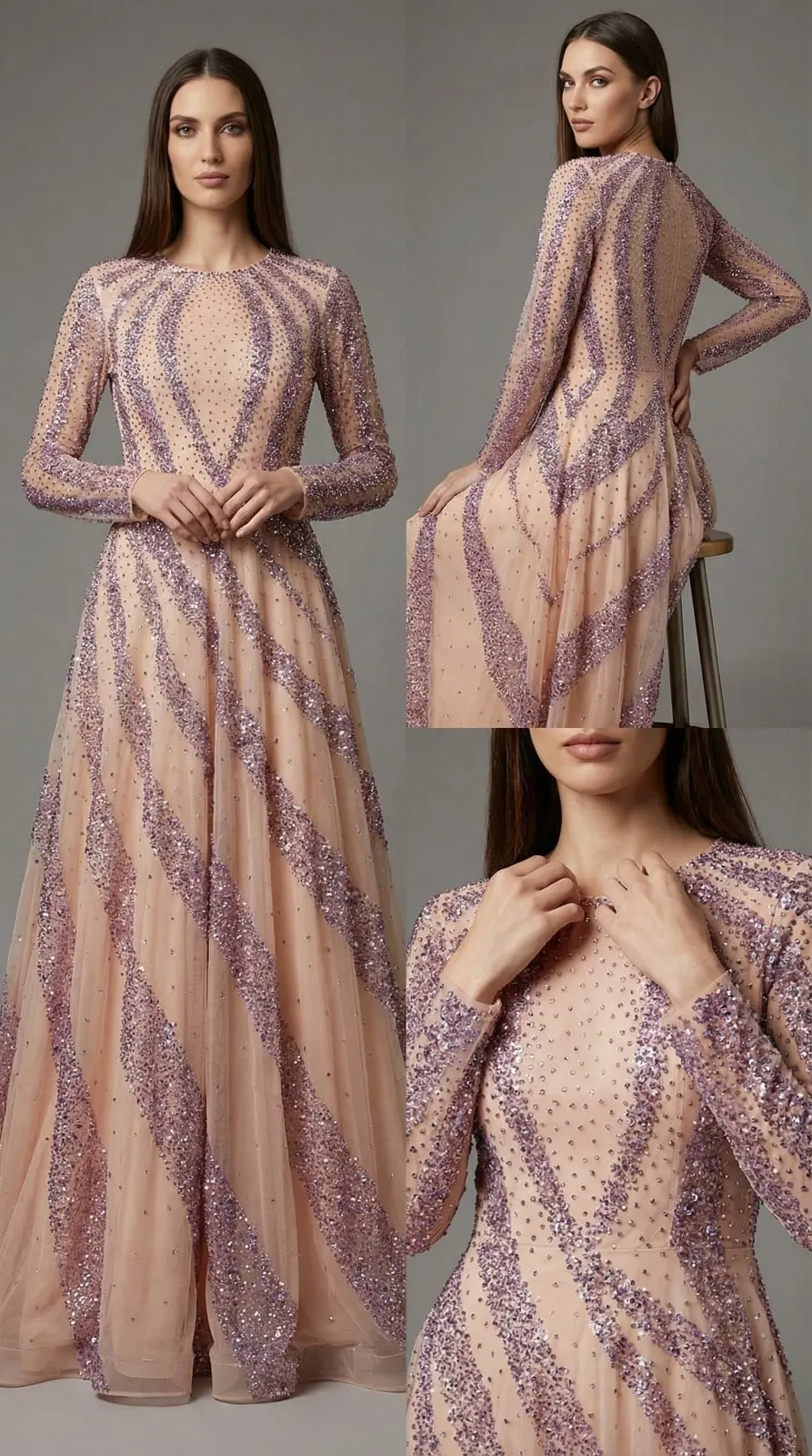 Pink Line Gowns