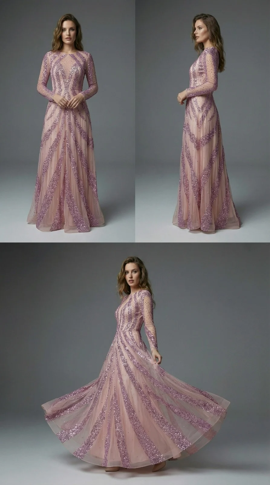 Pink Line Gowns