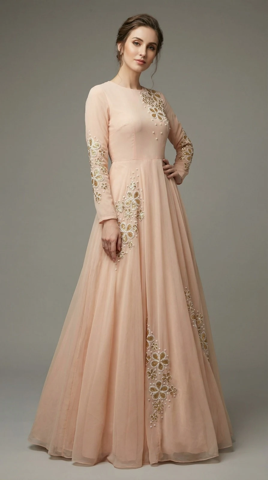 Embroidery Gowns