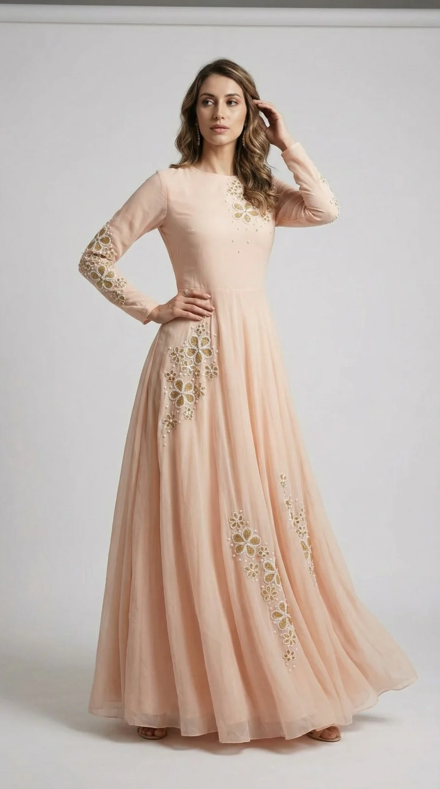 Embroidery Gowns