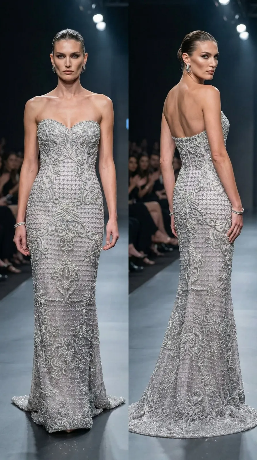 Crystal Web Gown