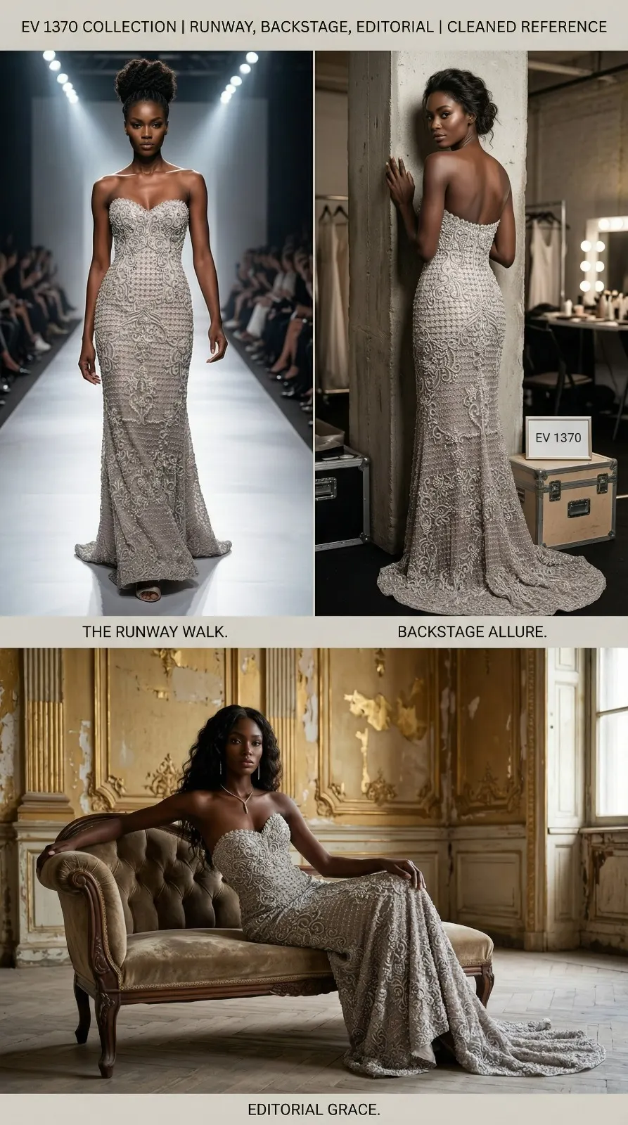 Crystal Web Gown